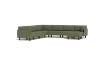 Load image into Gallery viewer, Luna - Sectional - Moss Green - High Arms - Tall Legs
