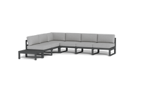 Load image into Gallery viewer, Mistral - Sectional - Pebble - Block - Silver Shade
