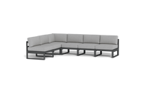 Load image into Gallery viewer, Mistral - Sectional - Pebble - Block - Silver Shade

