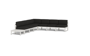 Mistral - Sectional - Sandstone - Ellipse - Patio