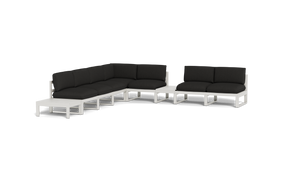 Mistral - Sectional - Sandstone - Ellipse - Patio