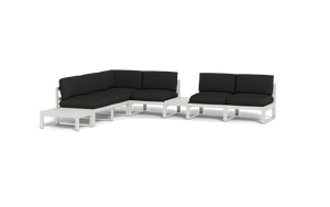Mistral - Sectional - Sandstone - Ellipse - Patio