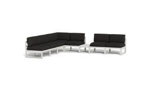 Mistral - Sectional - Sandstone - Ellipse - Patio