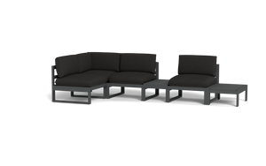 Mistral - Sectional - Pebble - Ellipse - Patio