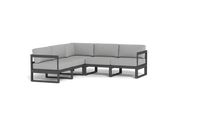 Load image into Gallery viewer, Mistral - Sectional - Pebble - Block - Silver Shade
