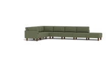 Load image into Gallery viewer, Luna - Sectional - Moss Green - High Arms - Tall Legs
