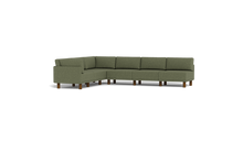 Load image into Gallery viewer, Luna - Sectional - Moss Green - High Arms - Tall Legs
