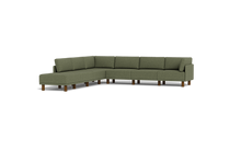 Load image into Gallery viewer, Luna - Sectional - Moss Green - High Arms - Tall Legs
