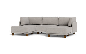 Luna - Sofa - Dream Grey - High Arms - Low Legs