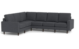 Altus - Sectional - Slate - Square Arms