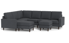 Load image into Gallery viewer, Altus - Sectional - Slate - Square Arms
