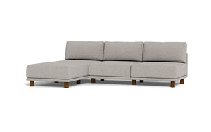 Luna - Sofa - Dream Grey - High Arms - Low Legs