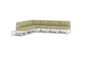 Mistral - Sectional - Sandstone - Block - Fern