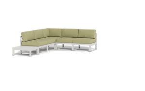Mistral - Sectional - Sandstone - Block - Fern
