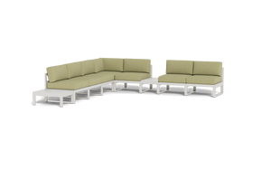 Mistral - Sectional - Sandstone - Block - Fern