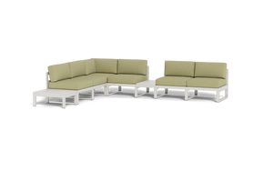 Mistral - Sectional - Sandstone - Block - Fern