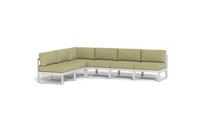 Load image into Gallery viewer, Mistral - Sectional - Sandstone - Block - Fern
