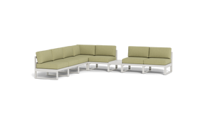 Mistral - Sectional - Sandstone - Block - Fern