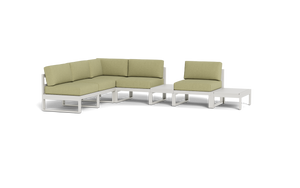 Mistral - Sectional - Sandstone - Block - Fern