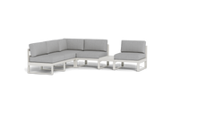 Load image into Gallery viewer, Mistral - Sectional - Sandstone - Block - Silver Shade
