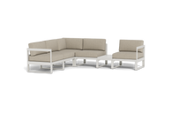 Load image into Gallery viewer, Mistral - Sectional - Sandstone - Block - Sandcastle
