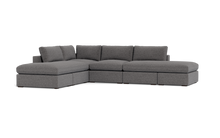 Load image into Gallery viewer, REFURBISHED - Ciello XL - Sectional - Storm Grey - Regular Arms
