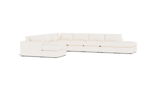 Ciello XL - Sectional - Opal White - Regular Arms