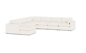 Ciello XL - Sectional - Opal White - Regular Arms