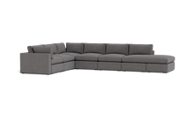Load image into Gallery viewer, REFURBISHED - Ciello XL - Sectional - Storm Grey - Regular Arms

