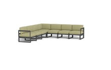 Load image into Gallery viewer, Mistral - Sectional - Pebble - Ellipse - Fern
