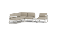 Load image into Gallery viewer, Mistral - Sectional - Sandstone - Ellipse - Sandcastle
