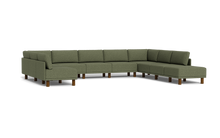 Load image into Gallery viewer, Luna - Sectional - Moss Green - High Arms - Tall Legs
