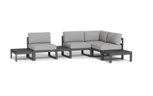 Load image into Gallery viewer, Mistral - Sectional - Pebble - Block - Silver Shade
