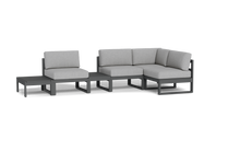Load image into Gallery viewer, Mistral - Sectional - Pebble - Block - Silver Shade
