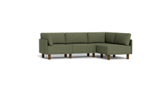 Load image into Gallery viewer, Luna - Sectional - Moss Green - High Arms - Tall Legs
