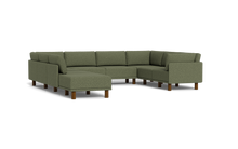 Load image into Gallery viewer, Luna - Sectional - Moss Green - High Arms - Tall Legs

