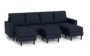 Altus - Sofa - Deep Sea - Square Arms