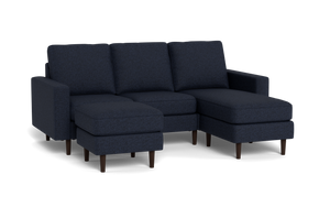 Altus - Sofa - Deep Sea - Square Arms