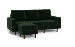 Altus - Sofa - Emerald - Square Arms