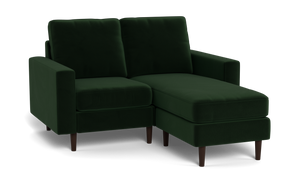Altus - Sofa - Emerald - Square Arms