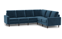 Load image into Gallery viewer, Altus - Sectional - Sapphire - Square Arms
