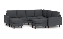 Load image into Gallery viewer, Altus - Sectional - Slate - Square Arms
