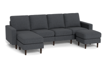 Load image into Gallery viewer, Altus - Sofa - Slate - Square Arms
