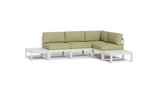 Mistral - Sectional - Sandstone - Block - Fern