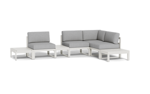 Mistral - Sectional - Sandstone - Block - Silver Shade