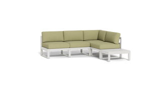 Mistral - Sectional - Sandstone - Block - Fern