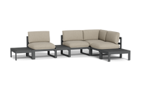 Load image into Gallery viewer, Mistral - Sectional - Pebble - Ellipse - Sandcastle
