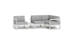 Mistral - Sectional - Sandstone - Block - Silver Shade