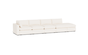 Ciello XL - Sofa - Opal White - Regular Arms