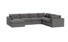 Load image into Gallery viewer, REFURBISHED - Ciello XL - Sectional - Storm Grey - Regular Arms
